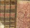 Oeuvres de Massillon ci-devant prêtre de l'oratoire, évêque de Clermont, l'un des quarante de l'académie françoise - Nouvelle édition - 3 volumes - ...