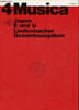 Musica n&deg;4 juli august 1983 - Japan E und U Liedermacher Gesamrtausgaben.. Collectif
