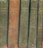 Recueil des traités de la France - 5 volumes : Tome 1 1713-1802 - Tome 2 : 1803-1815 - Tome 4 : 1831-1842 - Tome 6 : 1850-1855 - Tome 11 : 1872-1876 ...
