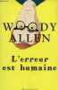 L'erreur est humaine.. Allen Woody