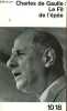 LE FIL DE L'EPEE.. DE GAULLE CHARLES