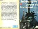 L'ERREUR DE L'OCCIDENT. SOLJENITSYNE ALEXANDRE