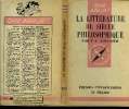 Que sais-je? N° 128 La littérature du siècle philosophique. Saulnier V.-L.