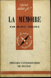 Que sais-je? N° 350 La mémoire