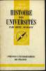 Que sais-je? N° 391 Histoire des universités. Aigrain René
