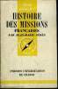 Que sais-je? N° 405 Histoire des missions françaises. Sédès Jean-Marie