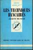 Que sais-je? N° 469 Les techniques bancaires. Branger Jacques