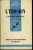 Que sais-je? N° 491 L'érosion. Pouquet Jean