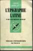 Que sais-je? N° 534 L'épigraphie latine. Bloch Raymond