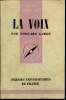 Que sais-je? N° 627 La voix. Garde Edouard