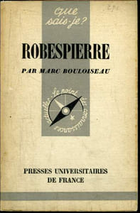 Que sais-je? N° 724 Robespierre