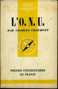 Que sais-je? N° 748 L'O.N.U.