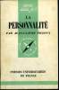 Que sais-je? N° 758 La personnalité. Filloux Jean-Claude
