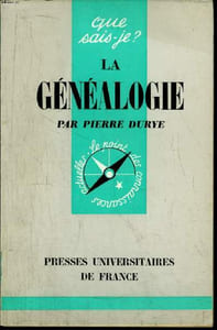 Que sais-je? N° 917 La généologie