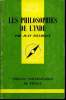 Que sais-je? N° 932 Les philosophies de l'Inde. Filliozat Jean