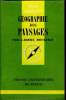 Que sais-je? N° 1362 Géographie des paysages. Rougerie Gabriel