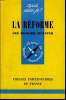 Que sais-je? N° 1376 La réforme. Stauffer Richard