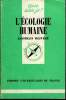Que sais-je? N° 1607 L'écologie humaine. Olivier Georges