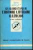 Que sais-je? N° 1699 Les grandes étapes de l'histoire littéraire allemande. Gorceix Paul