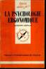 Que sais-je? N° 1883 La psychologie ergonomique. Leplat Jacques