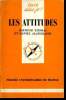 Que sais-je? N° 2091 Les attitudes. Thomas Raymond et Alaphilippe Daniel