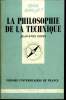 Que sais-je? N° 2405 La philosophie de la technique. Goffi Jean-Yves