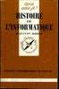 Que sais-je? N° 2510 Histoire de l'informatique. Birrien Jean-Yvon