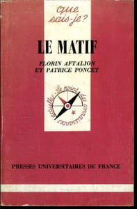 Que sais-je? N° 2626 Le Matif