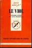 Que sais-je? N° 2753 Le viol. Lopez Gérard et Filizzola Gina