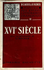II - XVIè siècle. Avec la collaboration de G. Becker
