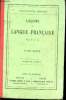 Leçons de langue française. Cours moyen. F.I.C.