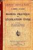 Manuel pratique de législation civile. AUDOYER H. et BALLOT M.