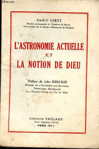 L'astronomie actuelle et la notion de Dieu