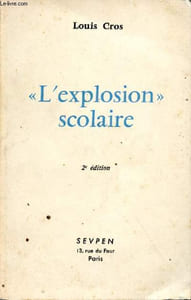 L'explosion scolaire