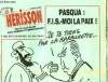 MARIUS L'EPATANT HERISSON N°2483 - PASQUA : F.I.S.-MOI LA PAIX !. COLLECTIF