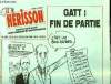 MARIUS L'EPATANT HERISSON N°2487 - GATT : FIN DE PARTIE. COLLECTIF