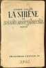 LA SIRENE DE SANTA MARGHARITA - BIBLIOTHEQUE PERVENCHE.. MAURE ANDRE