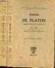 AUTOUR DE PLATON ESSAIS DE CRITIQUE ET D'HISTOIRE- EN 2 TOMES - EN 2 VOLUMES - T1. LES VOISINAGES-SOCRATE - T2. LES DIALOGUES- ESQUISSES DOCTRINALES - ...