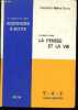 APPRENDRE A ECRIRE 5e -4e - 3e - DEUXIEME PARTIE LA PENSEE ET LA VIE. COGNET B. ET JANET M.