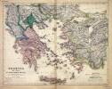 Graecia cum insulis et Oris Maris Aegaei.. Kiepert, Henrico 