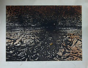 Gravure sur cuivre. Essai unique.. PRASSINOS MARIO (1916–1985)