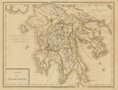 Carte du P&eacute;lopon&egrave;se. Tardieu  Pierre-Francois (1784 - 1869) 