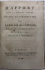 Recueil de six rapports à l'Assemblée Nationale.. LA ROCHEFOUCAULD-LIANCOURT 