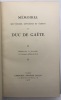 Mémoires, souvenirs, opinions et écrits.. GAUDIN (Martin-Michel-Charles)