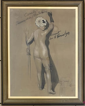Cercle d'escrime de la Madeleine. Assaut du 18 février 1914.. CARRERE (René).
