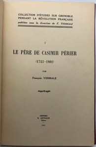 Le Père de Casimir Périer. (1743-1801)