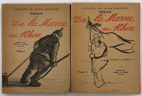 De la Marne au Rhin. Dessins des années de guerre. 1914-1919. FORAIN (Jean-Louis)