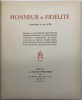 Honneur et Fidélité.. Avant-propos de Serge Hyb. [LÉGION ÉTRANGÈRE] 