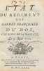 ETAT du régiment des Gardes Françaises du Roi à la revue de Sa Majesté. Le 7 mai 1771. 