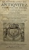 Le Premier [second / troisiesme] livre des Antiquitez, histoires et choses plus remarquables de la ville d'Amiens. poëtiquement traicté. Troisième ...